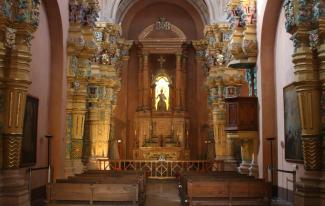 Interior de la Capilla de Aranzazu