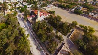 Panorámica Iglesia de San Luis Huexotla