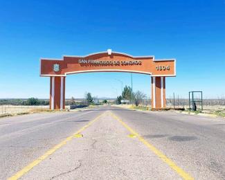 Entrada a San Francisco de Conchos