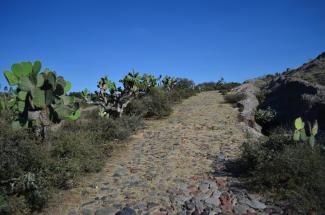 Traza del Camino Real de Tierra Adentro en el poblado de Aculco