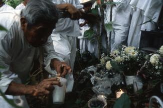 La ceremonia ritual de los Voladores