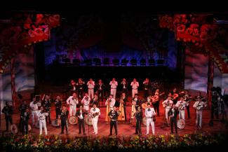 El Mariachi, música de cuerdas, canto y trompeta