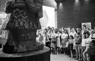 Visitandes en el Museo Nacional de Antropología