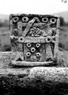 Lápida de la tumba de Atlarianca en Zaachila