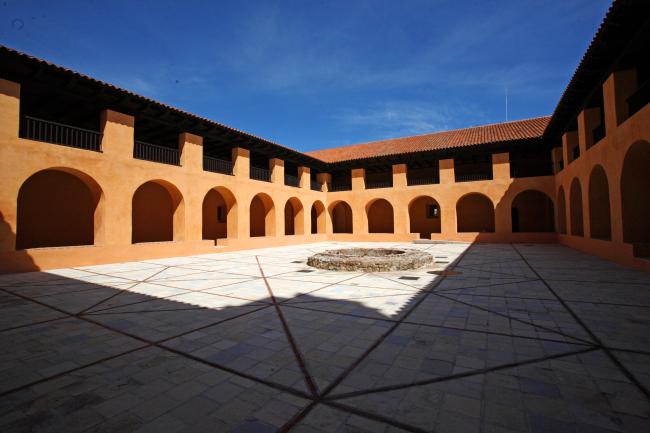 Inner courtyard arcade