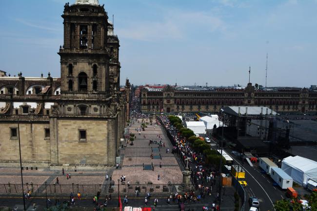 Ventana arqueológica Atrio de la Catedral Metropolitana