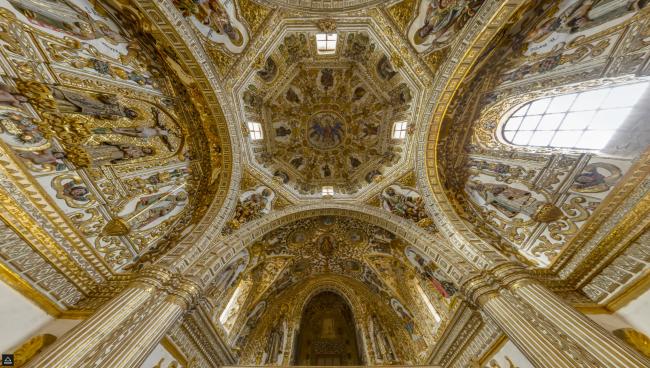 Interior del Templo de Santo Domingo de Guzmán