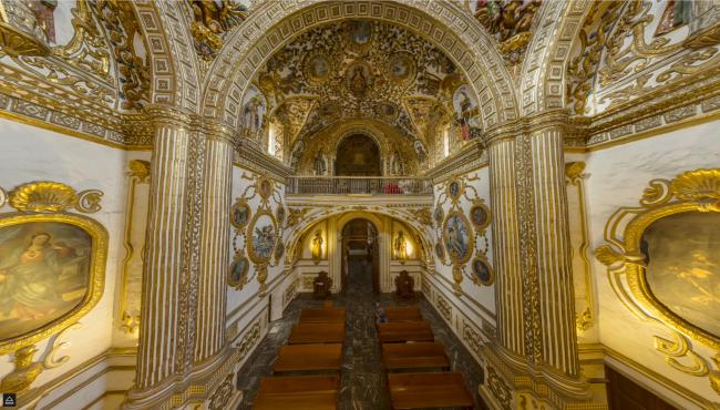 Interior del Templo de Santo Domingo de Guzmán