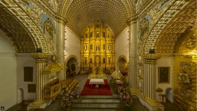 Interior del Templo de Santo Domingo de Guzmán