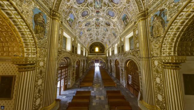 Interior del Templo de Santo Domingo de Guzmán