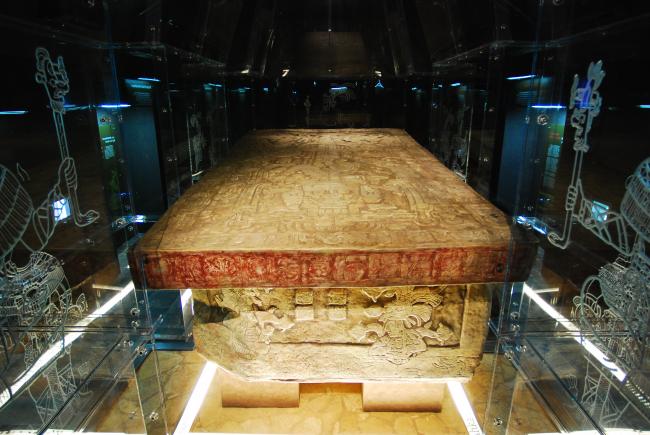 Sala de la réplica de la Tumba de Pakal