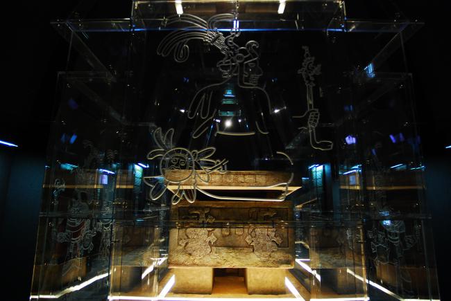 Sala de la réplica de la Tumba de Pakal