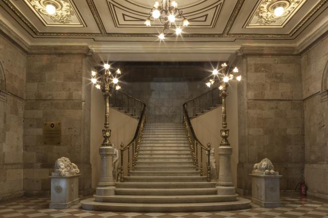 Escalera de leones