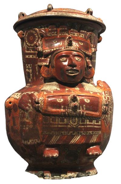 Olla mítica “Chicomecóatl” con tapa