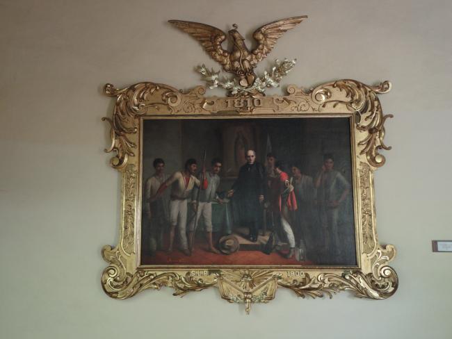 El cura Hidalgo con la ronda