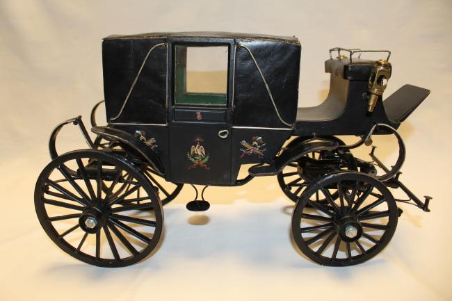 Carruaje en maqueta