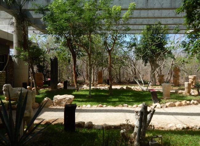 Pérgola de monolitos