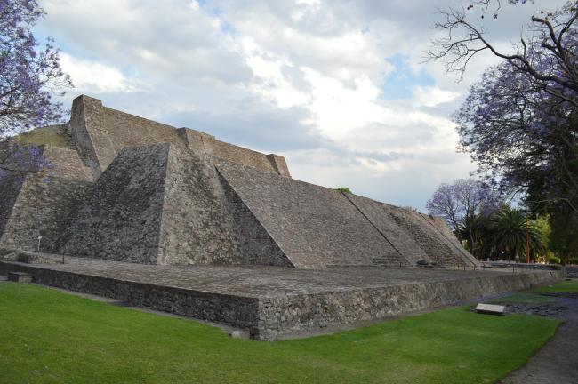 Última etapa del Templo Mayor de Tenayuca. Vista de norte a sur