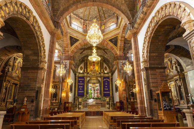 Interior de la Parroquia de San Miguel Arcángel